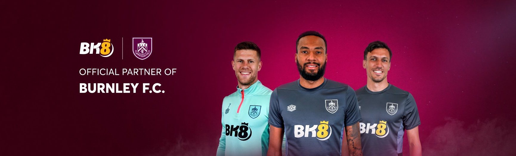 BK8 - Đối tác chính thức của Burnley FC cùng Bombing Fish